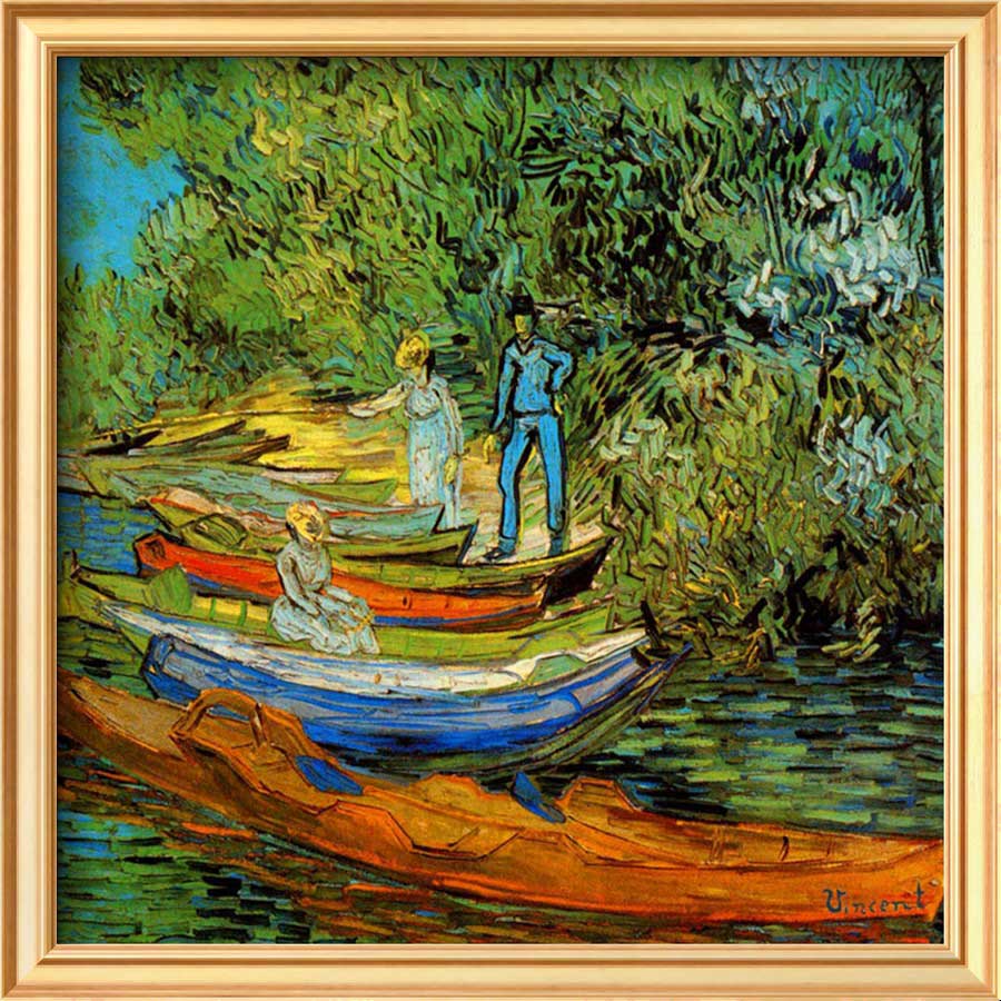 Les Bords De L Oise A Auvers - Van Gogh Painting On Canvas
